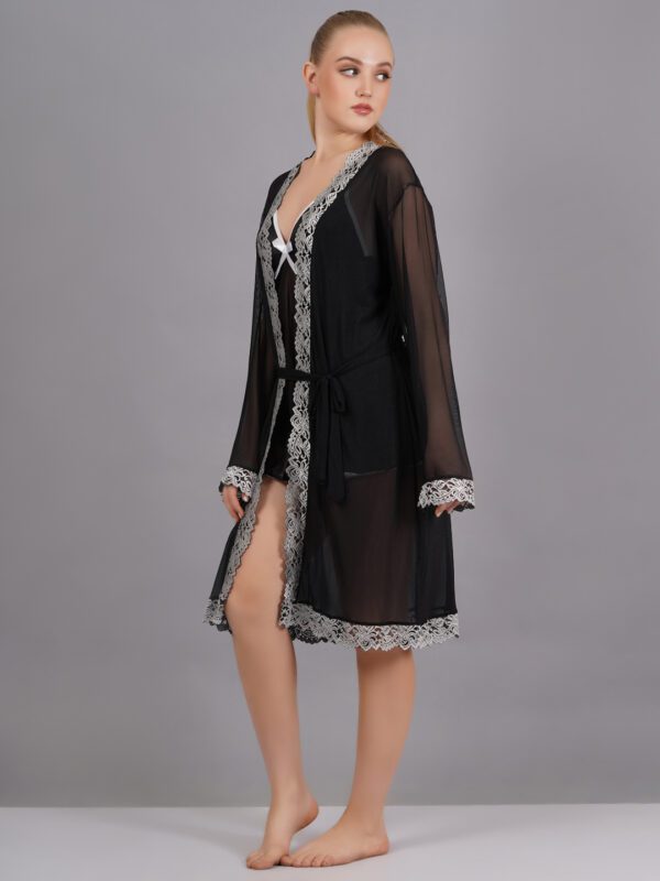 Black Night Gown - Image 3